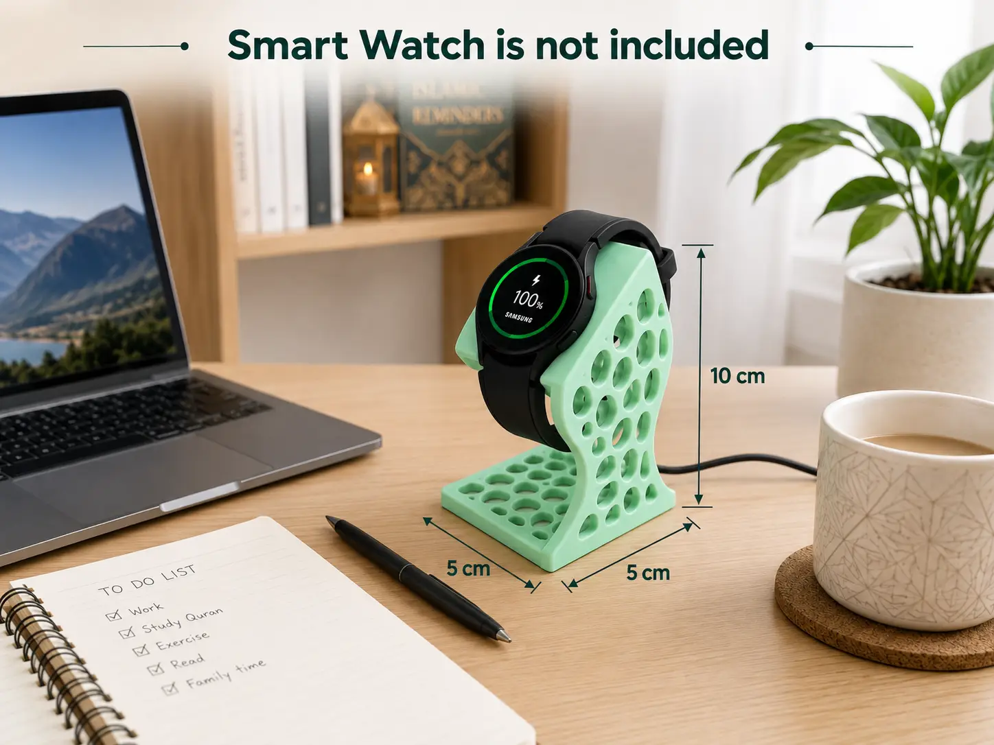 Smartwatch Charging Stand for Samsung Galaxy Watch (Charger Not Included) - Image 4